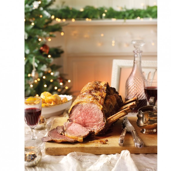 Roast rib of beef with mulled wine gravy Good Housekeeping
