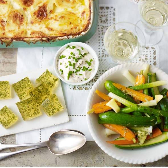 Buttered baby vegetables Good Housekeeping